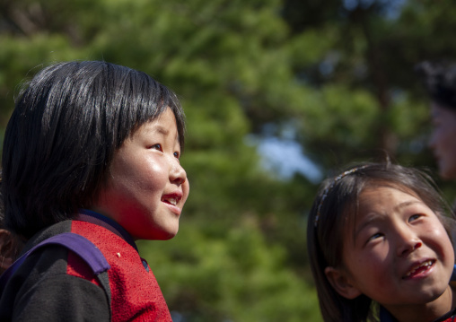 Young girls in a summer camp, North Hamgyong, Chilbo Sea, North Korea