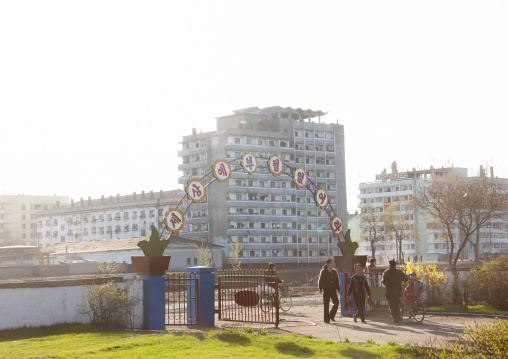 Tchang Gwang school playground, North Hamgyong, Chongjin, North Korea