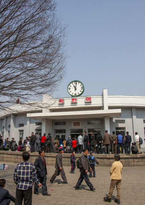 Subway entrance, DGC, Pyongyang, North Korea