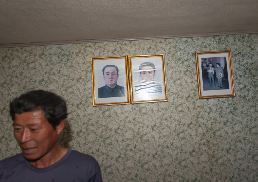 North Korean man who had a visit of Kim Jong-il in his house, North Hamgyong, Jung Pyong Ri, North Korea