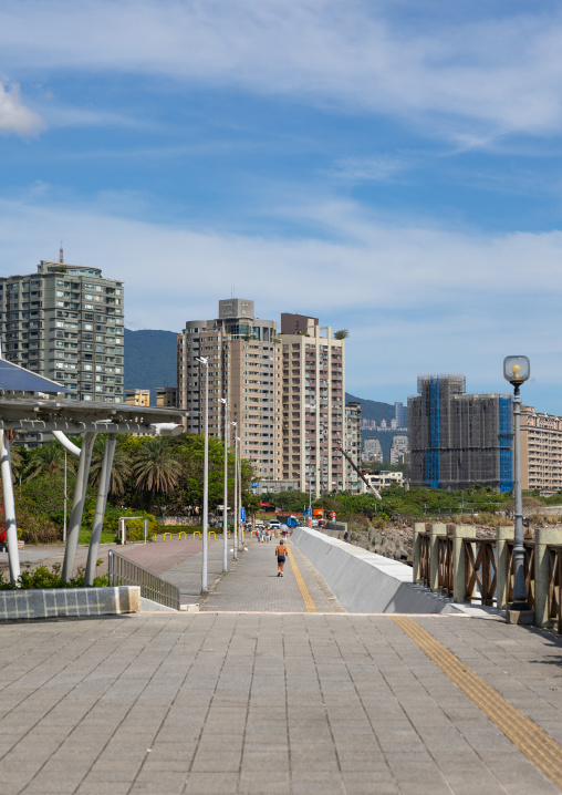 Pier in the fisherman wharf, New Taipei, Tamsui, Taiwan