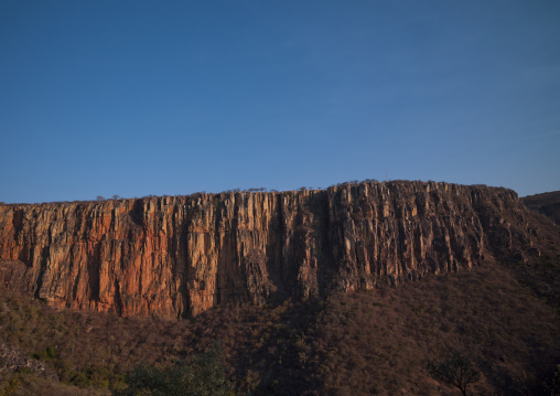 Cliff On The Road To Namibe Town, Angola