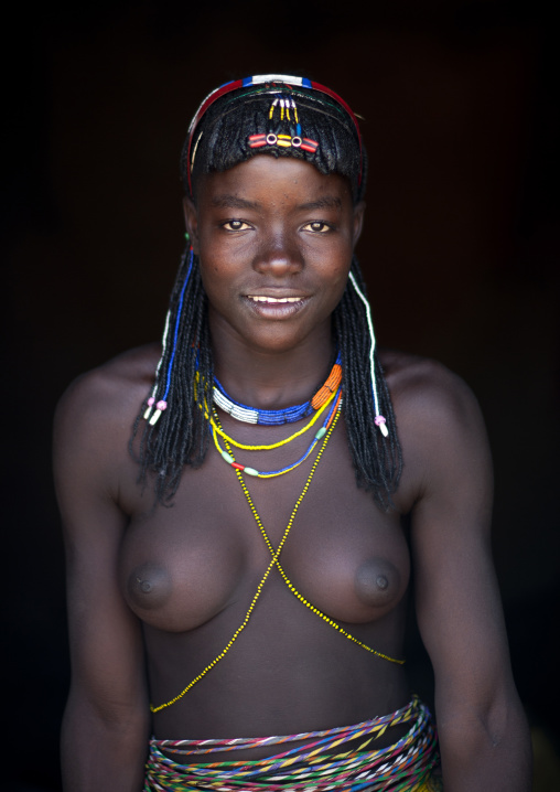 Mucawana Girl Called Fernanda, Village Of Soba, Angola