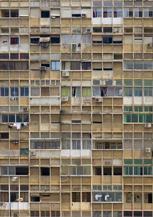 Old Flat Buildings In Luanda, Angola