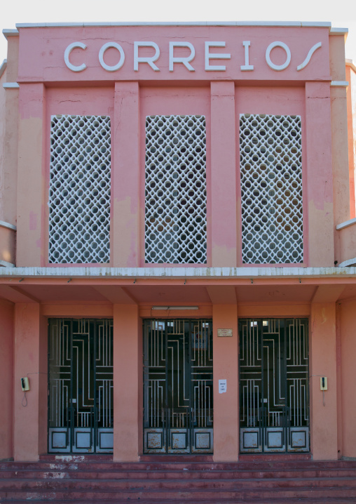 Post Office In Lobito, Angola