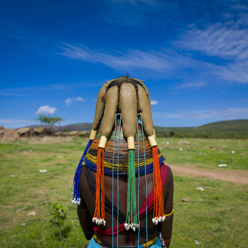 Mwila Woman With A Nontombi Dreadlock, Chibia Area, Angola