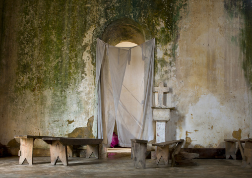 Inside Kunhinga Church In Bie Area, Angola