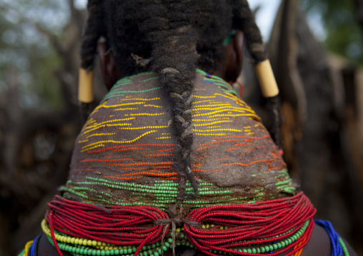 A Vilanda, Traditional Mwila Necklace, Chibia Area, Angola