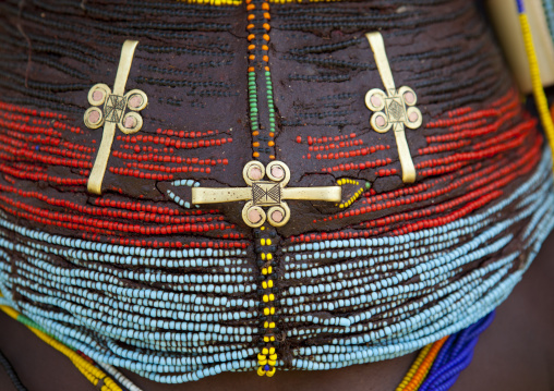 A Vilanda, Traditional Mwila Necklace, Chibia Area, Angola