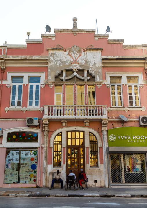 Old portuguese colonial building, Luanda Province, Luanda, Angola