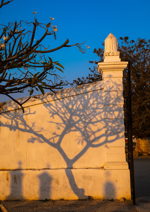 Old cemetery wall, Benguela Province, Catumbela, Angola