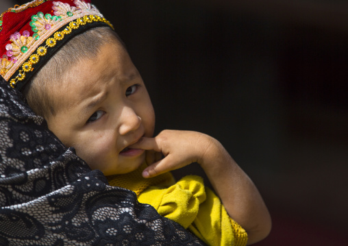 Uyghur Toddler, Xinjiang Uyghur Autonomous Region, China