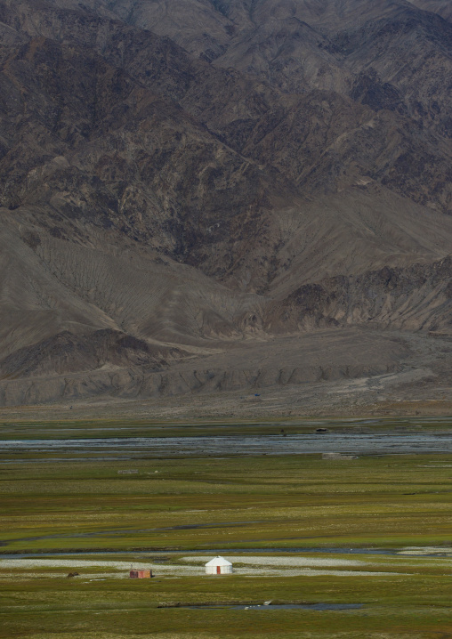 View From The 7Th Century Ruins Of Tashkurgan Fort, Tashkurgan, Xinjiang Uyghur Autonomous Region, China