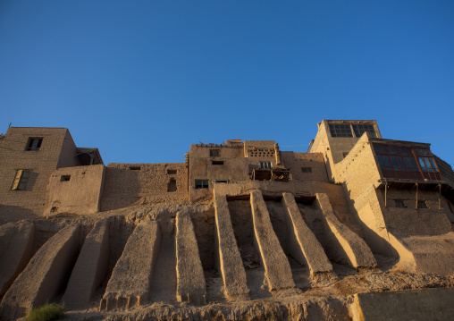 Kashgar old town ramparts, Xinjiang Uyghur Autonomous Region, China