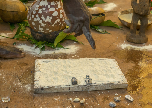 Benin, West Africa, Bonhicon, divination board used during a voodoo ceremony