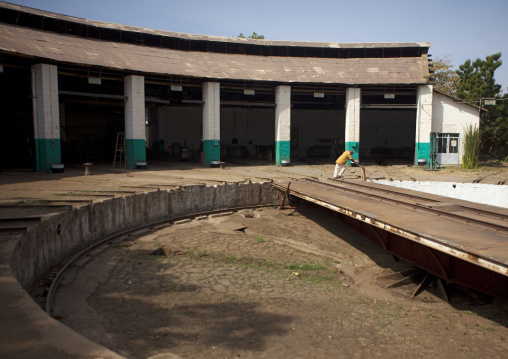 Empty Dispatching Center, Dire Dawa Train Station, Ethiopia