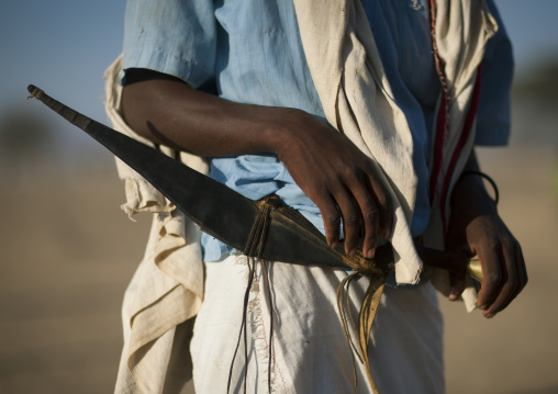 Detail Of The Gilee Gilee Dagger Of A Karrayyu Tribe Man During Gadaaa Ceremony, Metahara, Ethiopia