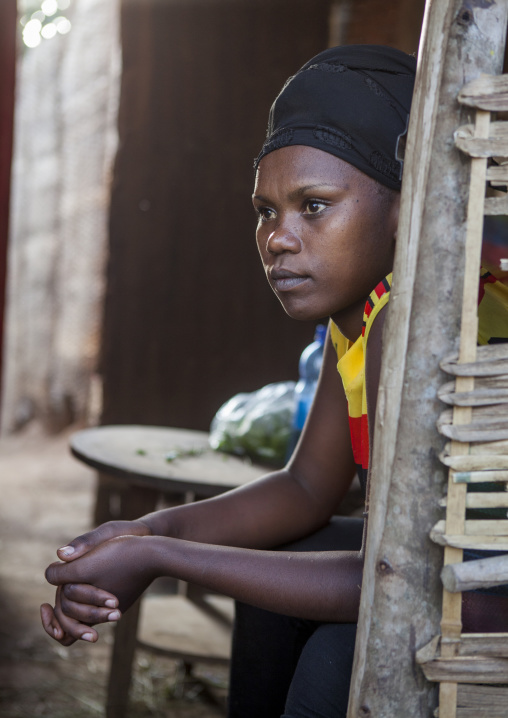Ethiopian Woman In Jinka, Omo Valley, Ethiopia