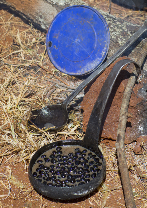 Coffee Beans Roasted In Butter, Borana Tribe, Yabelo, Ethiopia