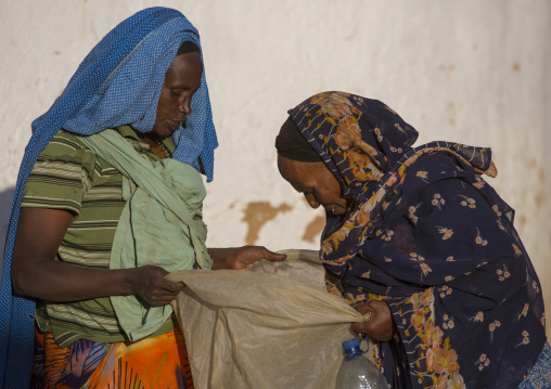 Women In The Narrow Streets Of The Old Town, Harar, Ethiopia