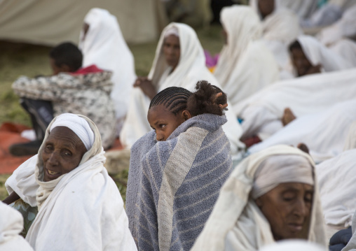 Orthodox Pilgrims At Timkat Festival, Lalibela, Ethiopia