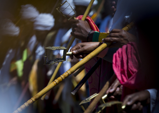 Sistrum Rattles During Ethiopian Orthodox Timkat Epiphany Festival, Lalibela, Ethiopia