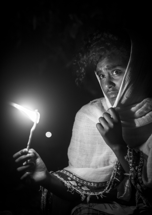 Orthodox Pilgrims At Timkat Festival, Lalibela, Ethiopia