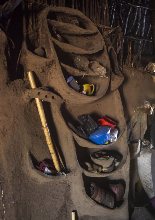 The Inside Of A Hut, Lalibela, Ethioipia