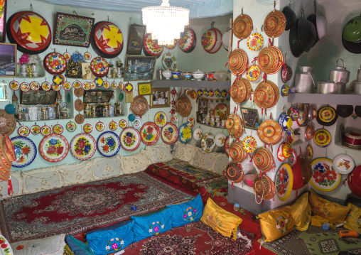 Decoration Inside An Harari House, Harar, Ethiopia