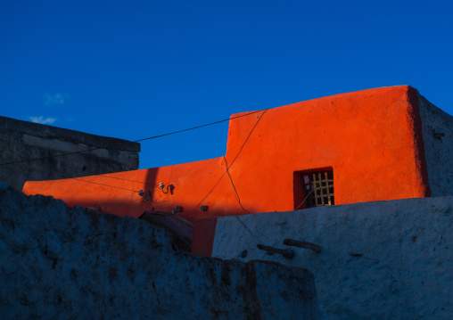 Old house in the sunset, Harari region, Harar, Ethiopia