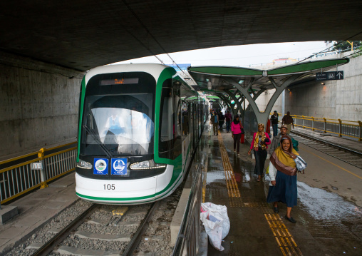 Ethiopian railways constructed by china, Addis abeba region, Addis ababa, Ethiopia