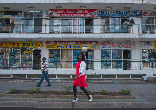 Computers and electronics shops in a mall, Addis abeba region, Addis ababa, Ethiopia