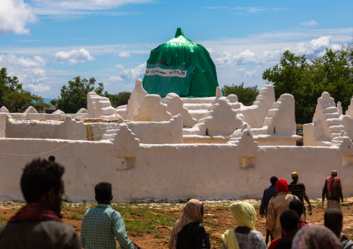 Oromo pilgrims in Sheikh Hussein shrine, Oromia, Sheik Hussein, Ethiopia