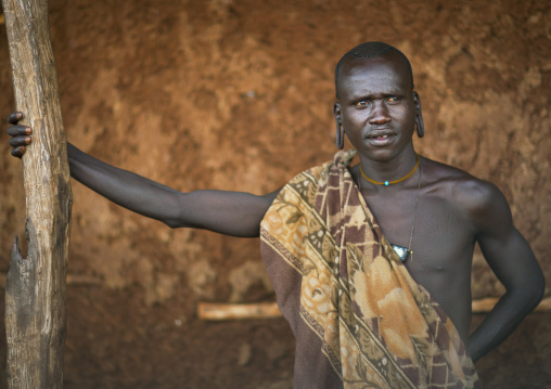 Suri tribe man, Kibish, Omo valley, Ethiopia