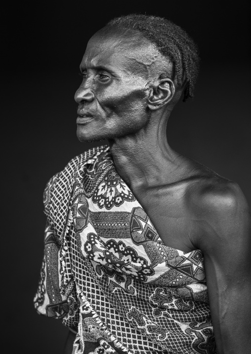 Dassanech Tribe Man, Omorate, Omo Valley, Ethiopia