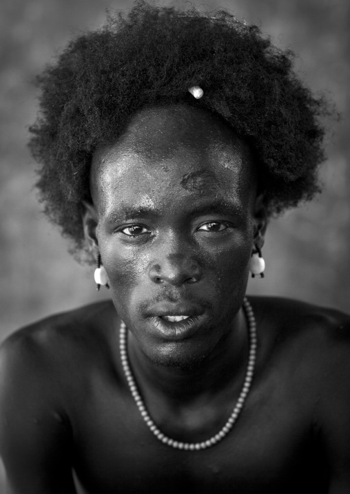 Dassanech Tribe Man, Omorate, Omo Valley, Ethiopia