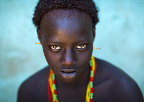 Hamer Tribe Teenager, Turmi, Omo Valley, Ethiopia