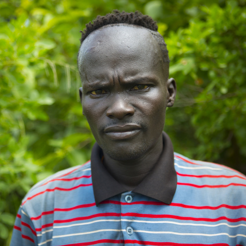 Portrait Of Welebiko, A Suri Tribe Rebel Fighting Against Government Landgrabbing, Tulgit,  Omo Valley, Ethiopia