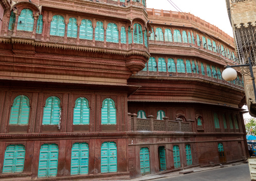 Beautiful haveli in the old city, Rajasthan, Bikaner, India