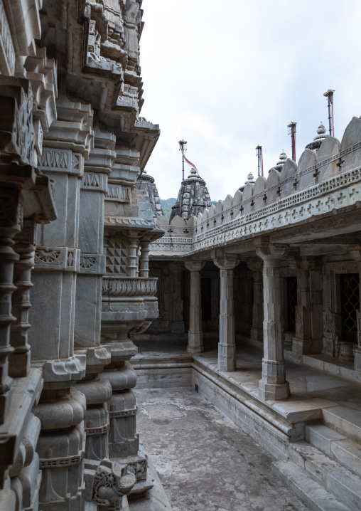 Jain Tirthankar marble temple, Rajasthan, Ranakpur, India