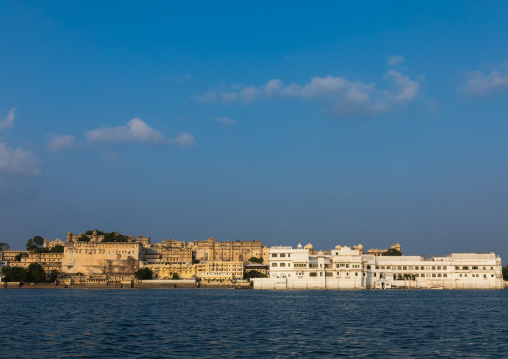 Historic building alongside lake Pichola, Rajasthan, Udaipur, India