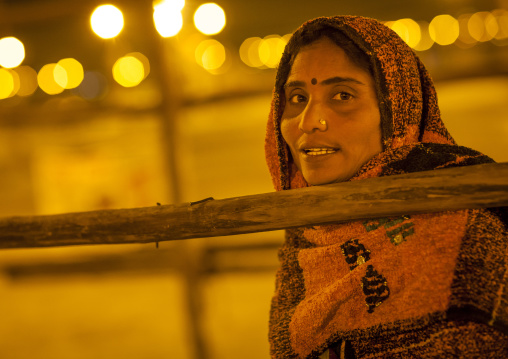 Pilgrim At Maha Kumbh Mela, Allahabad, India