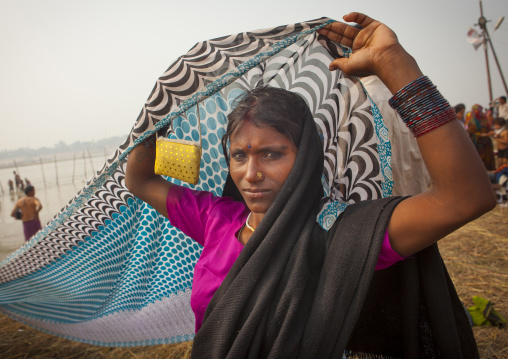 Pilgrims After The Bath, Maha Kumbh Mela, Allahabad, India