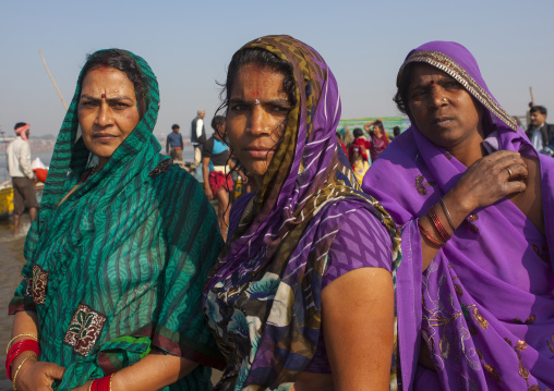 Pilgrims After The Bath, Maha Kumbh Mela, Allahabad, India