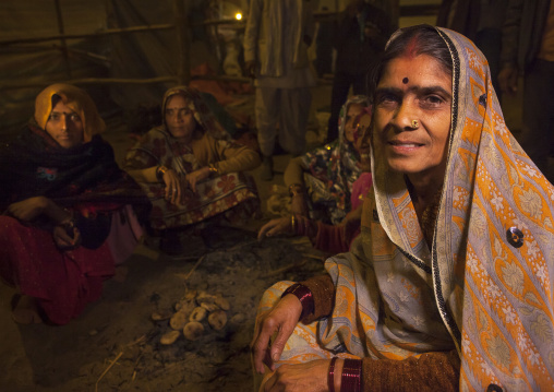 Pilgrim At Maha Kumbh Mela, Allahabad, India