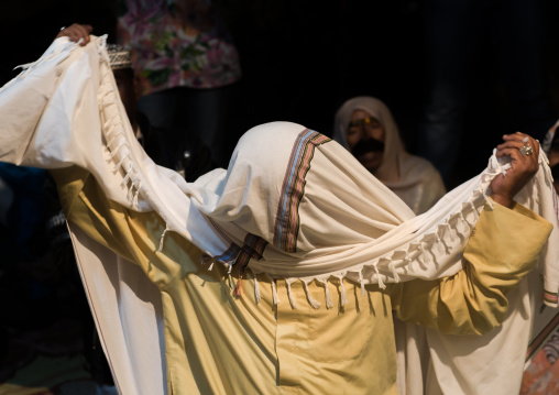 man in trance during a zar ceremony, Qeshm Island, Salakh, Iran