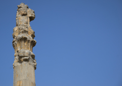 Ruins of apadana palace built by darius the great, Fars province, Persepolis, Iran