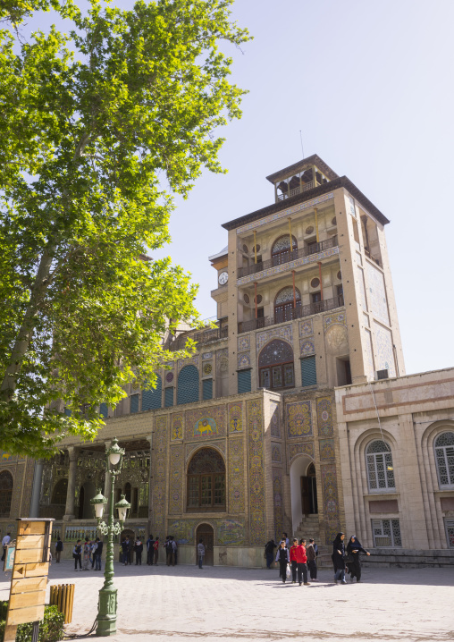 Golestan palace edifice of the sun, Shemiranat county, Tehran, Iran