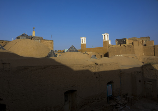 Windtowers of traditional house, Isfahan province, Kashan, Iran