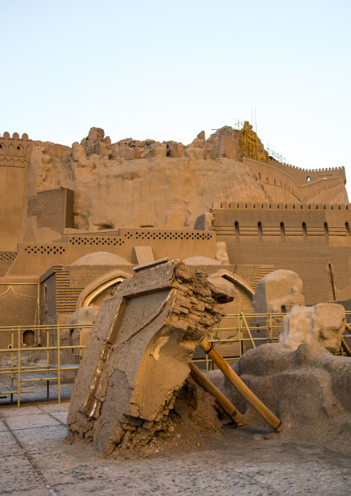 the old citadel of arg-é bam, Kerman Province, Bam, Iran